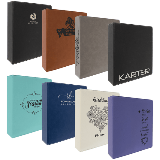 Leatherette 3 Ring Binder